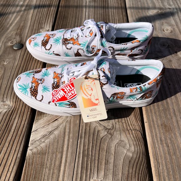 Size 13 Mens - VANS Era ComfyCush x Discovery Project CAT White - Picture 4 of 6